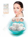 KZ 0453 Коконы тутового шелкопряда для ухода за кожей лица 10шт (Cocoons of a silkworm 10pcs)
