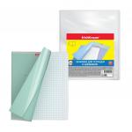 Пластиковые обложки ErichKrause® Fizzy Clear для тетрадей и дневников, 212х347мм, 50 мкм (пакет 10 шт.)