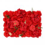 INBLOOM Изгородь цветочная,  красный,  пластик,  полиэстер,  40х60 см                              