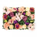 INBLOOM Изгородь цветочная,  лиловая пастель,  пластик,  полиэстер,  40х60 см