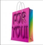 Бумажный пакет для сувенирной продукции с ламинацией, с шириной основания 17,8 cм, плотность бумаги 140 г/м2 / 17,8*22,9*9,8см арт.87959