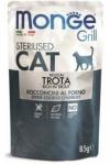 Monge Cat Grill Pouch паучи для стерилизованных кошек итальянская форель 85 г