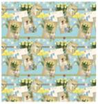 Бумага упаковочная Желтые тюльпаны 100х70 см