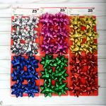 Бант декоративный набор 6 штук 6,3 см / GT0035 /12/288/