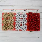 Бант декоративный набор 6 штук 6,3 см / GT0036 /12/288/