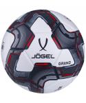 Мяч футбольный Grand, №5, белый/серый/красный