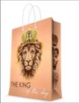 Бумажный пакет "The King" плотность бумаги 140 г/м2 для сувенирной продукции / 26x32.4x12.7cmсм арт.83588