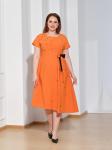 Платье 0083-3 оранжевый