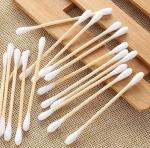 Деревянные ватные палочки, экологичные (100 штук)