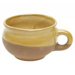 "Кремю" Чашка чайная каменная керамика 230мл, д9см, h6,5см (Россия)