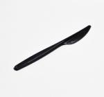 Одноразовый Нож пластиковый 165 мм черный Премиум ИнтроПластик