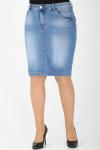 Юбка джинсовая больших размеров женская