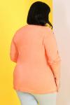 Блузка персикового цвета