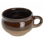 "Брауни" Чашка чайная каменная керамика 230мл, д9см, h6,5см (Россия)
