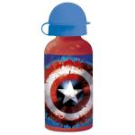 Бутылка алюминиевая (400 мл) Капитан Америка. Значок