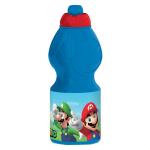 Бутылка пластиковая (спортивная, фигурная, 400 мл) Супер Марио