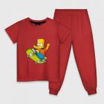 Детская пижама хлопок "Bart Simpson"