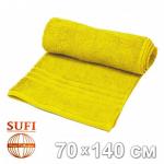 Полотенце махровое, банное SUFI (Индия), желтый