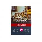 Mr.Buffalo ADULT HAIR & SKIN Сухой корм для кошек лосось 1,8кг АГ 8694