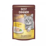 Паучи Best Dinner High Premium Курица в желе для взрослых кошек 85г АГ 3655