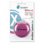 Mirafloss® Implant chx (Антибактериальный "супер-флосс" для имплантатов и мостовидных протезов, Тонкий (розовый), 50 шт.
