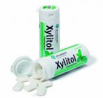 Xylitol Chewing Gum - Жевательная резинка с ксилитом, Spearmint (Мята), 30 шт. в баночке