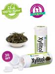 Xylitol Chewing Gum - Жевательная резинка с ксилитом, Green Tea (Зелёный чай), в баночке