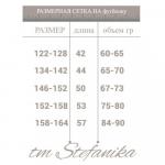Блузка для школы, тёмно-синяя