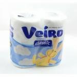 Бумага туалетная Линия Вейро 2-х сл. 4 шт NO NAME Белая /12 (576)