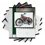 Тетрадь школьная  Motorcycle Story, 24 листа, линейка (в плёнке по 10 шт.)