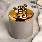 Банка для сыпучих продуктов «Золотое крыло», 800 мл, цвет бежевый