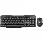 Комплект беспроводной клавиатура + мышь Defender Jakarta C-805, черный, 45805