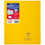 Бизнес-тетрадь 48л., 170*220мм, клетка Clairefontaine Koverbook, пластик. обложка, желтая, 90г/м2, 951601C_yellow
