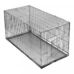 Клетка-переноска для собак Дарэленд №4 с металлическим поддоном складная, 80смх60смх65см АГ