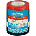 Изолента Smartbuy, 15 мм*10 м, 150 мкм, набор из 5 цветов, SBE-IT-15-10-mix