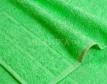 Салатовое махровое полотенце (А)