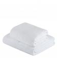 Белое махровое полотенце  450 гр./м.кв. высокая петля
