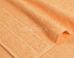 Персиковое махровое полотенце (А)