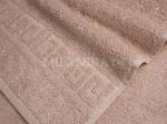 Бежевое махровое полотенце (А)
