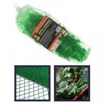 INBLOOM Сетка садовая для вьющихся растений, 2х10м, пластик, размер ячейки 15х15см, зеленая