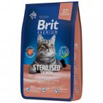 Brit для кошек стерилизованных с лососем и курицей 2кг Sterilized Salmon&Chicken 5049851 Брит