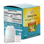 Зеленый чай с травами от кашля и простуды (Green Tea with Anti Cough & Cold Herbs) 10 фильтр-пакетов