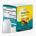 Зеленый чай со смесью пряностей (Green Tea with Spicy Mix Blend) 10 фильтр-пакетов