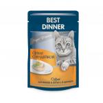 Best Dinner пауч для кошек и котят Суфле с индейкой 85г 3556 Бест Диннер
