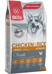 BLITZ ADULT DOG Chicken&Rice корм д/взр соб курица/рис 2кг