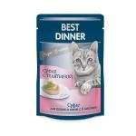 Best Dinner пауч для кошек и котят Суфле с телятиной 85г 3570 Бест Диннер