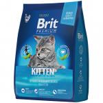5049110 Брит 0,4 кг Premium Cat Kitten сух корм с кур д/котят