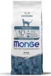 Monge Cat Monoprotein Sterilised корм для стерилизованных кошек с форелью 10 кг