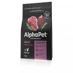 АльфаПет. Сухой корм Super Premium Adult для кошек говядина и печень, 7,5кг 0891 АГ