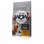 АльфаПет. Сухой корм Super Premium WOW для собак мелких пород индейка и рис, 1,5кг 1058 АГ